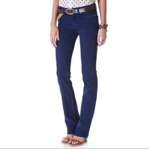 MiH London MidRise BootCut Jeans, French Blue, 28